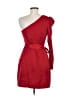 Aidan Mattox 100% Polyester Red Cocktail Dress Size 8 - photo 2