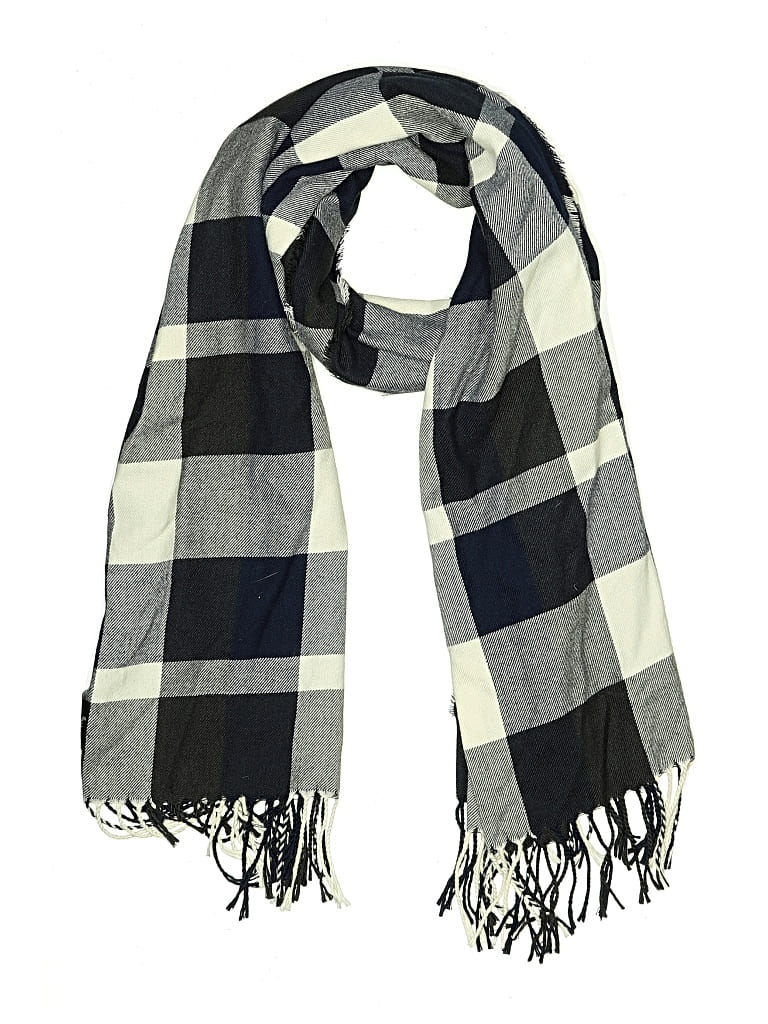 Pre-owned Plush Scarf In Blue