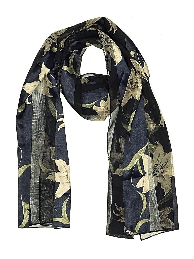 Pre-owned Unbranded Scarf In Blue