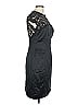 Lela Rose 100% Polyester Black Cocktail Dress Size 10 - photo 4
