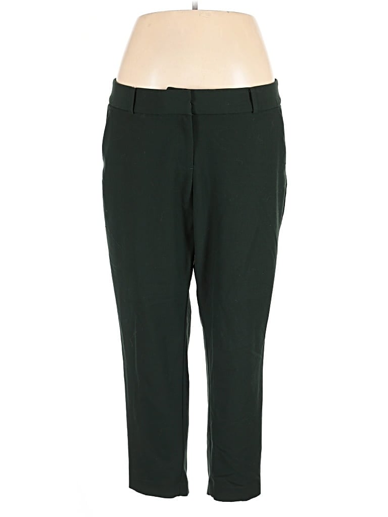 Pre-owned Lane Bryant Dress Pants In Green
