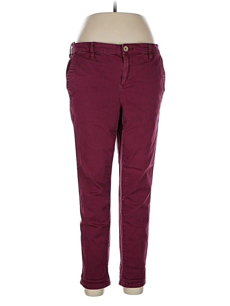 Pre-owned Torrid Casual Pants In Burgundy