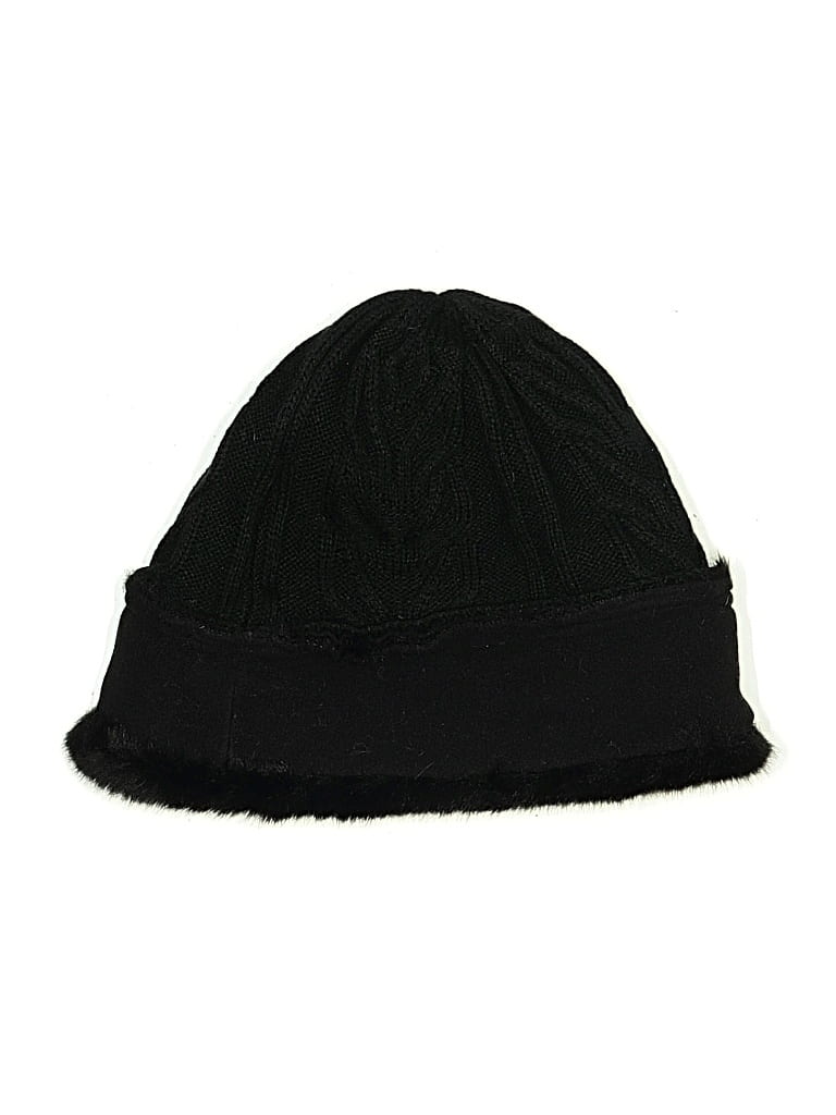 Pre-owned Parkhurst Beanie Hat In Black