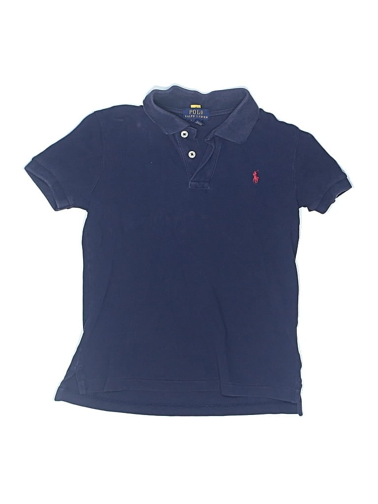 POLO BY RALPH LAUREN Pre-owned Kids' Short Sleeve Polo In Blue