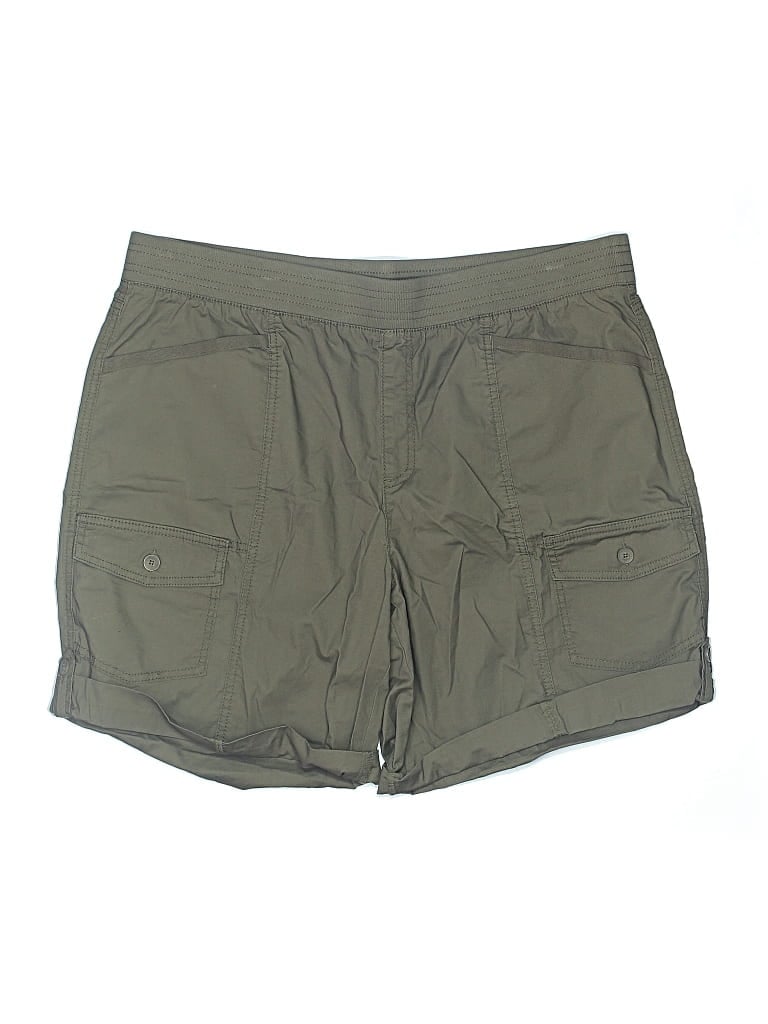Pre-owned Chico's Cargo Shorts In Green