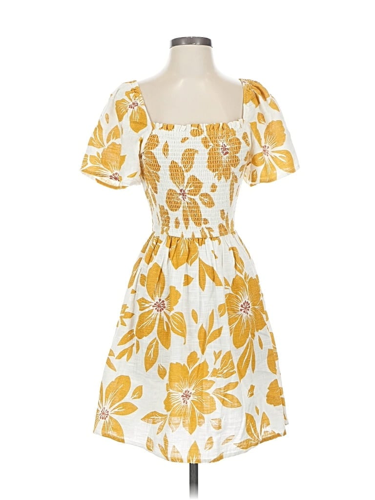 Pre-owned Rip Curl Casual Dress In Yellow