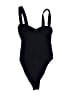 Zara Solid Black One Piece Swimsuit Size S - photo 2