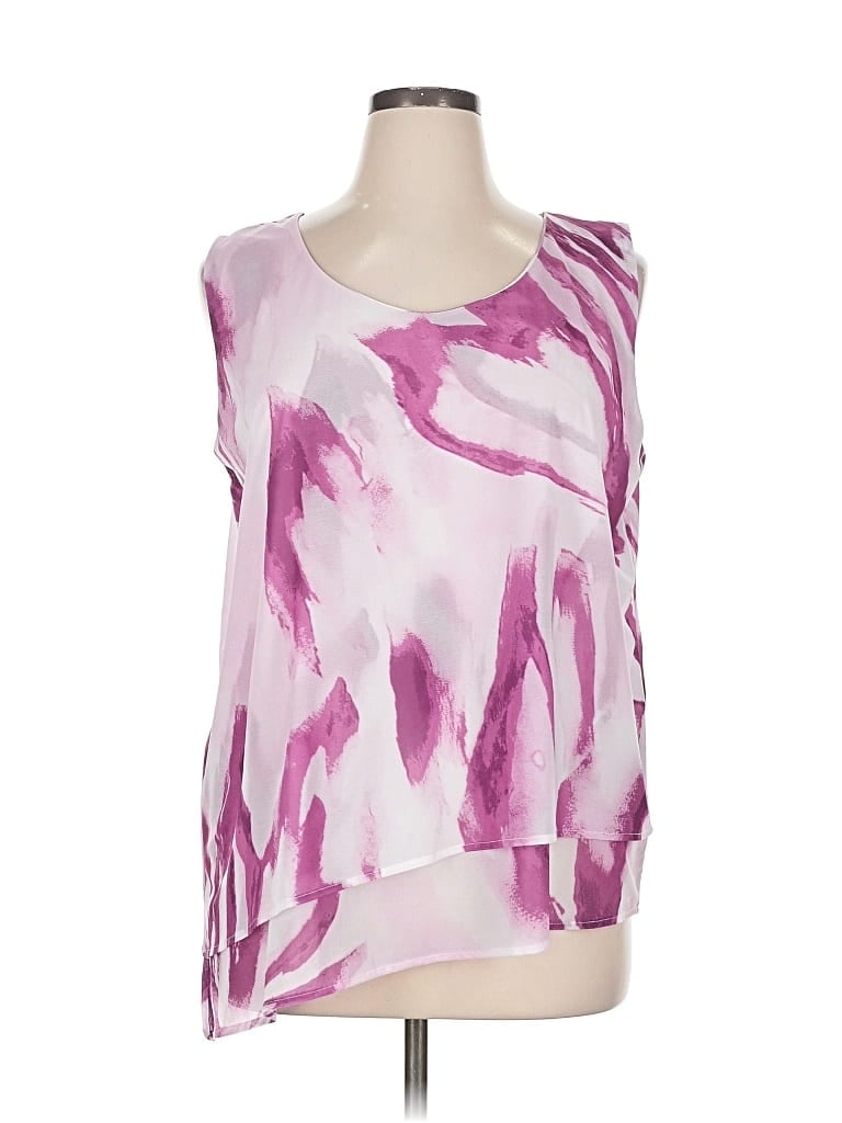 LANE BRYANT Pre-owned Sleeveless T-shirt In Pink