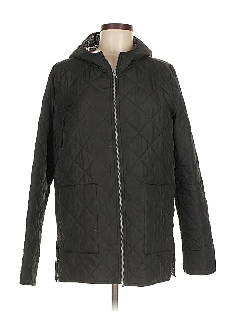 Pre-owned Cynthia Rowley Coat In Black