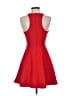 Elizabeth and James Solid Red Cocktail Dress Size 4 - photo 2