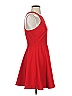 Elizabeth and James Solid Red Cocktail Dress Size 4 - photo 4