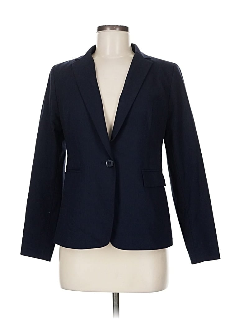 Pre-owned Ann Taylor Factory Blazer Jacket In Blue