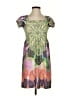JJ Authentic Print Green Cocktail Dress Size XS - photo 1