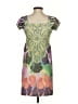 JJ Authentic Print Green Cocktail Dress Size XS - photo 2
