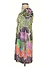 JJ Authentic Print Green Cocktail Dress Size XS - photo 5