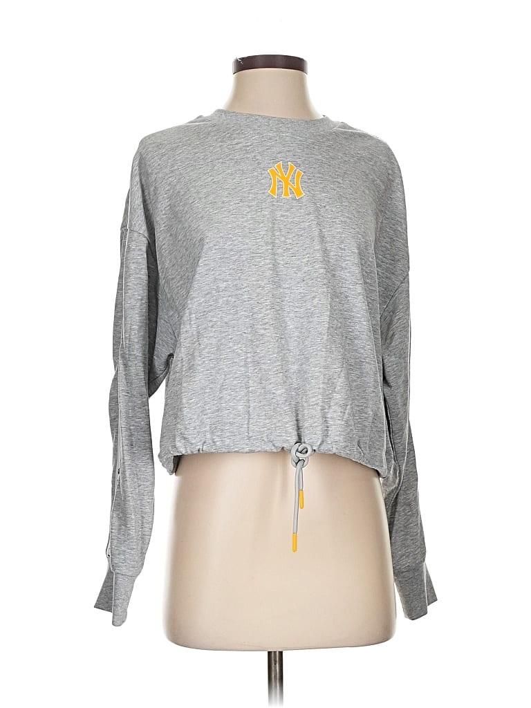 Pre-owned Mlb Sweatshirt In Gray