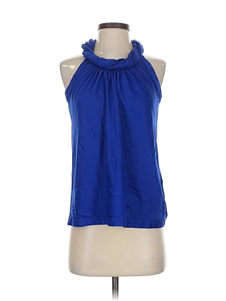 Pre-owned Banana Republic Factory Store Sleeveless Blouse In Blue