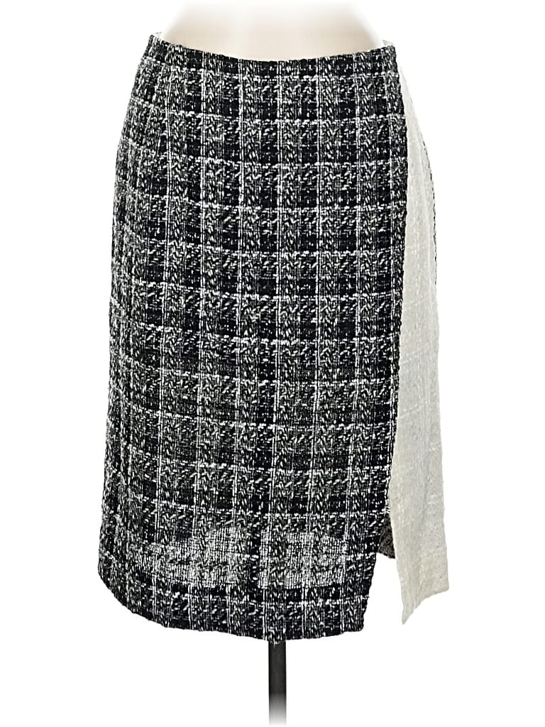 Click to view more detailed imagery on our partner's website Pre-owned Oscar De La Renta Formal Skirt In Gray