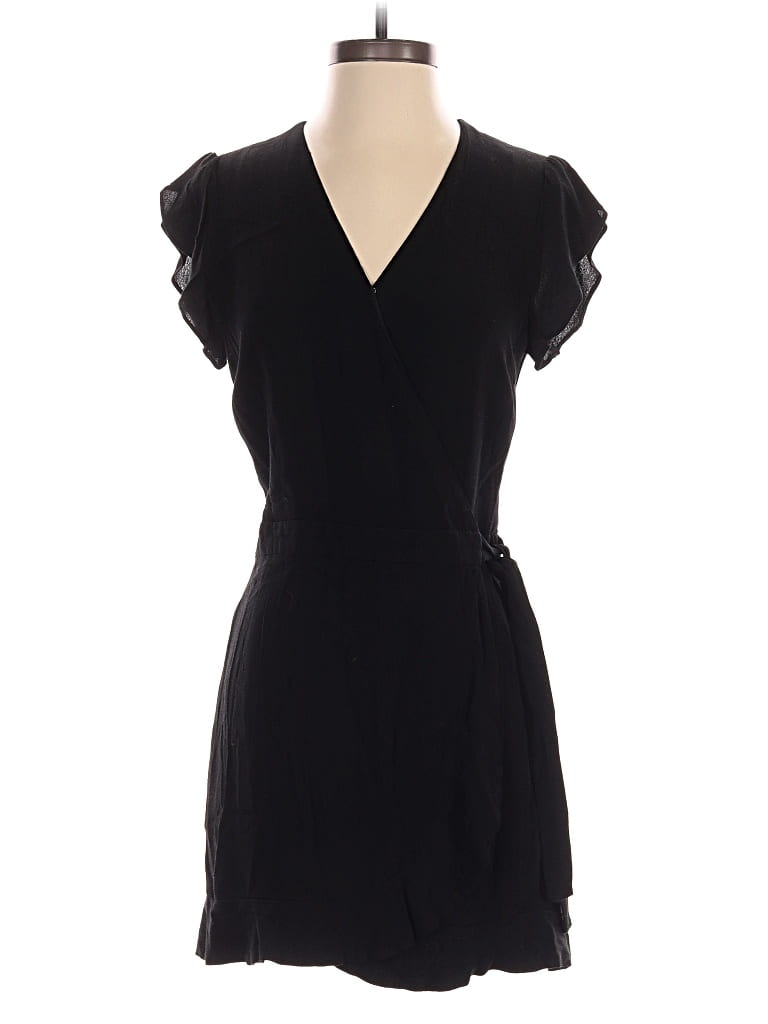 Pre-owned Ann Taylor Loft Outlet Romper In Black