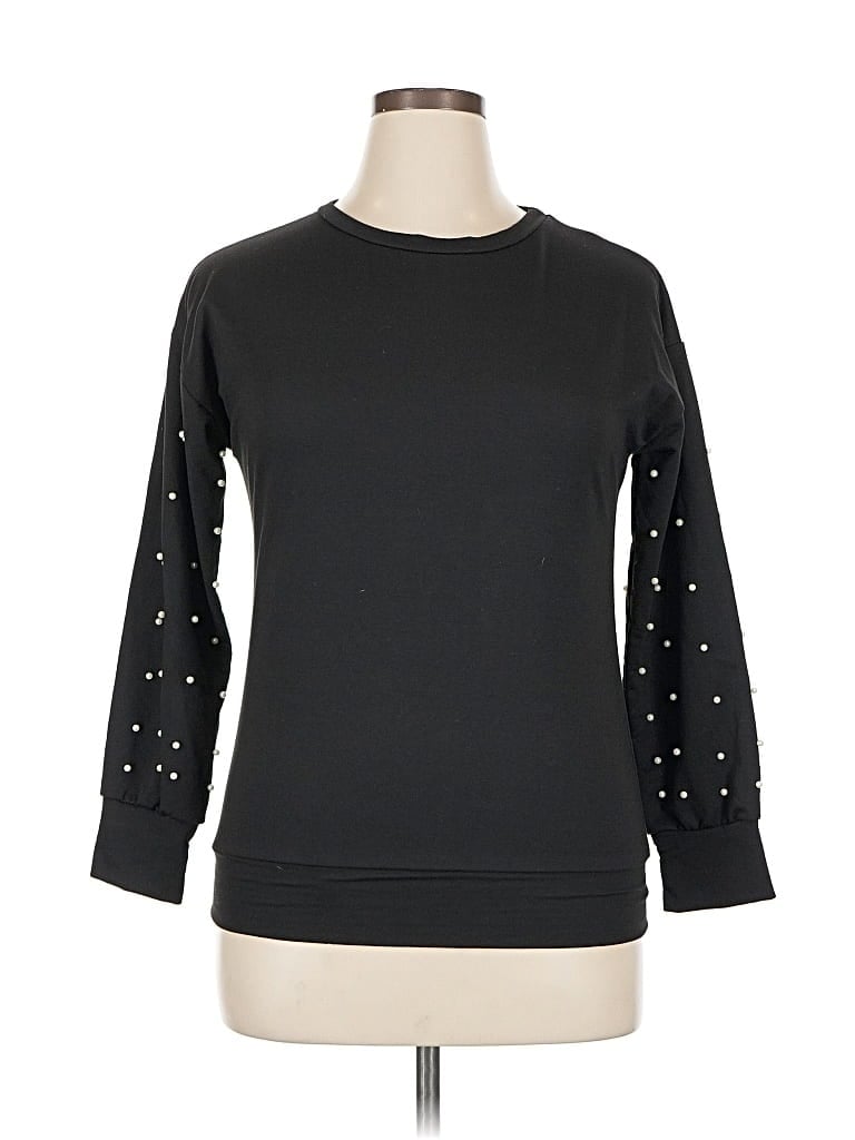 Pre-owned Unbranded Sweatshirt In Black