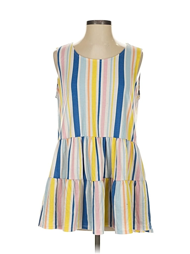 Pre-owned Lularoe Casual Dress In Yellow