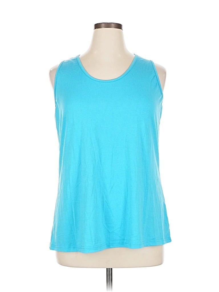 Pre-owned Ofeefan Sleeveless T-shirt In Blue