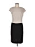 St. John Color Block Gray Casual Dress Size 6 - photo 1