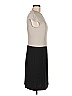 St. John Color Block Gray Casual Dress Size 6 - photo 4