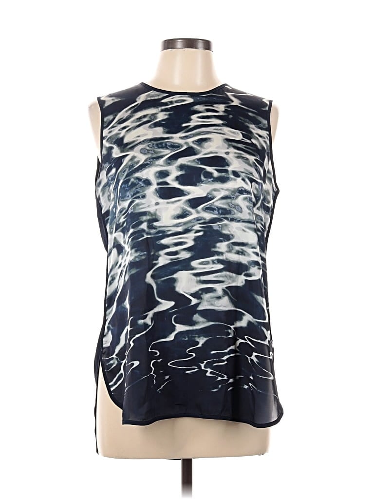 Pre-owned Vince Camuto Sleeveless Blouse In Blue
