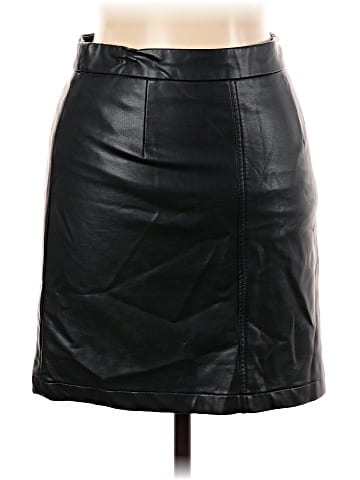 French Connection Faux Leather Skirt (view 1)