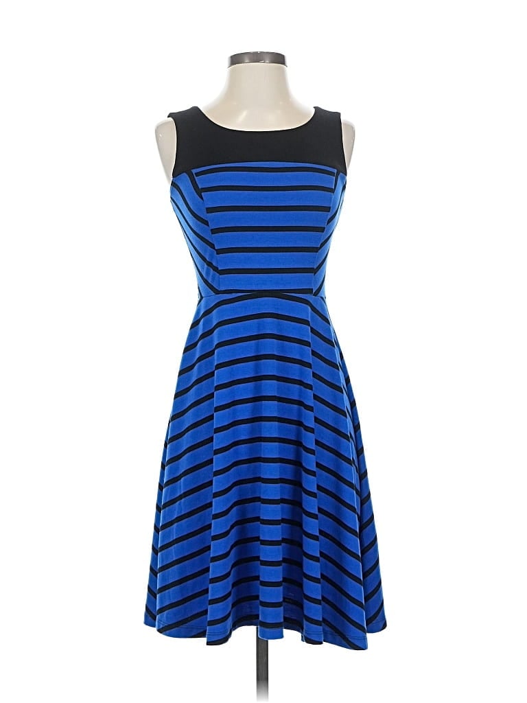 Pre-owned Ab Studio Casual Dress In Blue