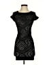 Bebe Graphic Black Cocktail Dress Size P (petite) - photo 1