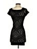 Bebe Graphic Black Cocktail Dress Size P (petite) - photo 2