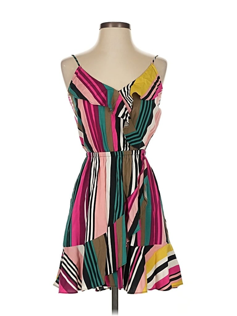 Pre-owned Express Outlet Casual Dress In Green