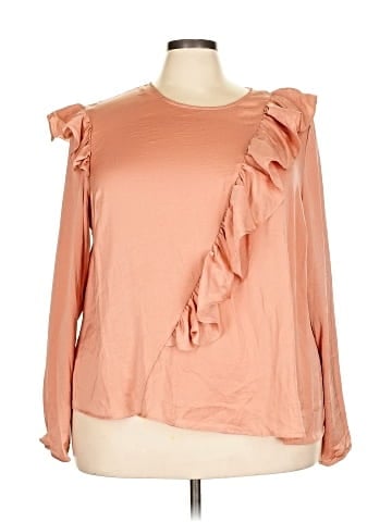 Lane Bryant Long Sleeve Blouse (view 1)