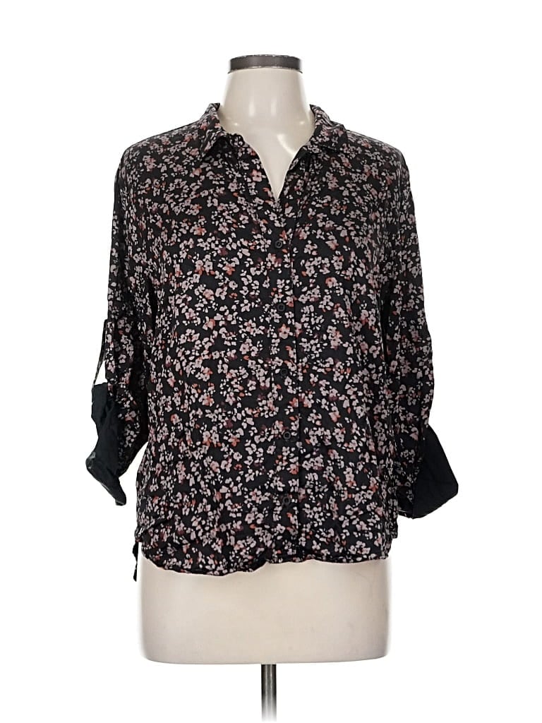 BELLA DAHL Pre-owned 3/4 Sleeve Blouse In Black