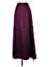 Ann Taylor 100% Silk Burgundy Purple formal skirt Size 2 - photo 1