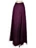 Ann Taylor 100% Silk Burgundy Purple formal skirt Size 2 - photo 2