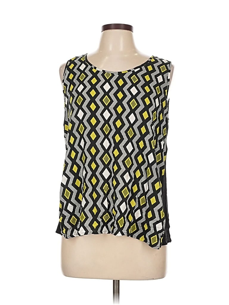 APT. 9 Pre-owned Sleeveless Blouse In Yellow