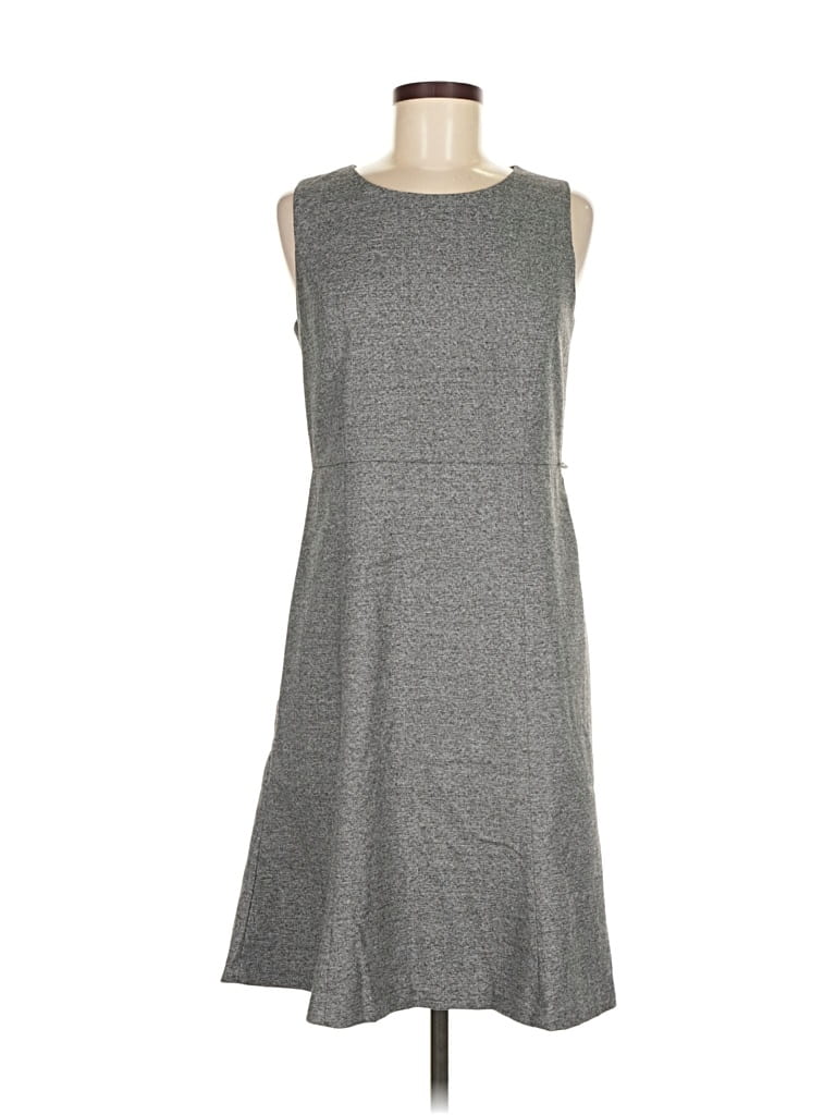 Pre-owned Ann Taylor Factory Casual Dress In Gray