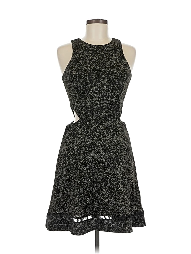 Pre-owned Ella Moss Cocktail Dress In Black