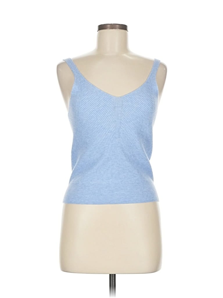 Pre-owned A New Day Tank Top Blue Sweetheart Neckline Tops
