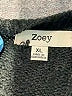 Zoey 100% Acrylic Black Pullover Sweater Size XL - photo 7