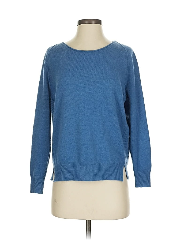 Pre-owned Joie Cashmere Pullover Sweater In Blue