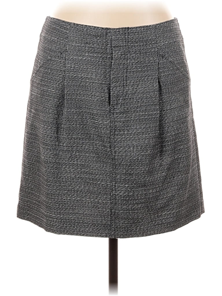 Pre-owned Ann Taylor Factory Formal Skirt In Gray