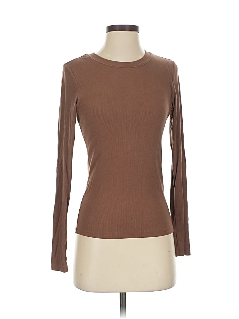 Pre-owned Klassy Network Long Sleeve T-shirt In Brown
