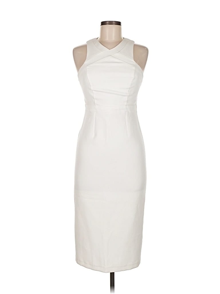 Pre-owned River Island Cocktail Dress In White