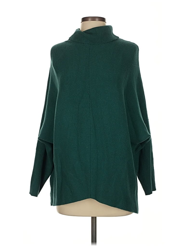 Pre-owned Unbranded Turtleneck Sweater In Green