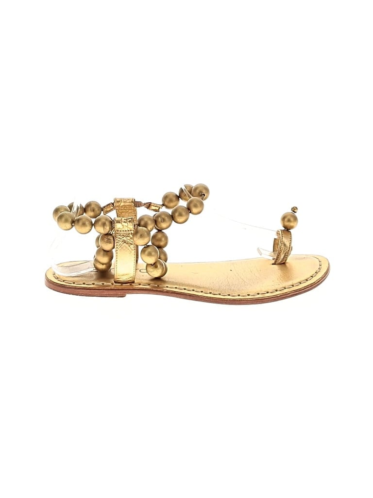 Pre-owned Bernardo Sandals In Gold