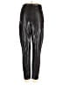 Babaton 100% Polyurethane Metallic Black Active Pants Size 00 - photo 1